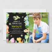 Invitation Fête d'anniversaire de dinosaure (Devant)