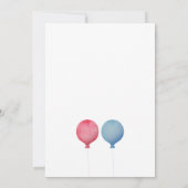 Invitation Fête d'anniversaire de duo de frères et sœurs avec (Dos)