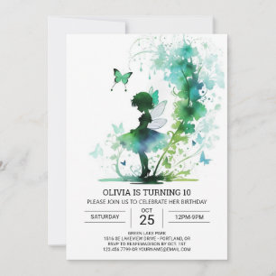 Invitation Fête d'anniversaire de Fairycore Princess