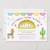 Invitation Fête d'anniversaire de Fiesta Taco (Devant)