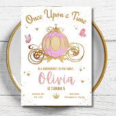 Invitation Fête d'anniversaire de fille au Château de Princes