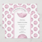 Invitation fête d'anniversaire de football ou d'équipe pour u (Devant / Derrière)