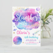 Invitation Fête d'anniversaire de Galaxy Tween Galaxy (Debout devant)