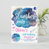 Invitation Fête d'anniversaire de Galaxy Tween Galaxy (Debout devant)