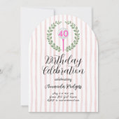 Invitation Fête d'anniversaire de golf (Devant)