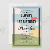 Invitation Fête d'anniversaire de golf pour tout âge (Devant)