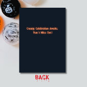 Invitation Fête d'anniversaire de Halloween Dark Glow Citroui