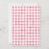 Invitation Fête d'anniversaire de jumeaux lapins pour bébés f (Dos)