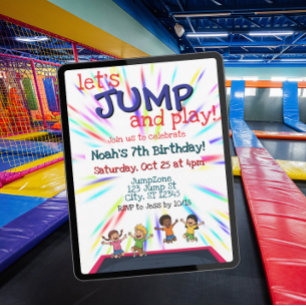Invitation Fête d'anniversaire de JUMP