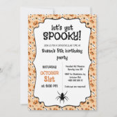 Invitation Fête d'anniversaire de Kawaii Halloween (Devant)