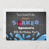 Invitation Fête d'anniversaire de la bataille sur l'eau (Devant)