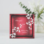 Invitation Fête d'anniversaire de la Black Blossom d'Asie Rou (Debout devant)