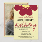 Invitation Fête d'anniversaire de la Bourgogne (Devant / Derrière)