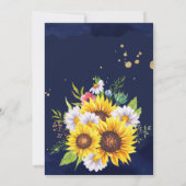 Invitation Fête d'anniversaire de la cofille de cheval blanc (Dos)