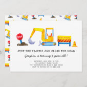 Invitation Fête d'anniversaire de la construction (Devant / Derrière)
