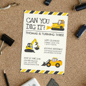 Invitation Fête d'anniversaire de la construction