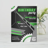 Invitation Fête d'anniversaire de la construction et de l'ing (Debout devant)