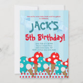 Invitation Fête d'anniversaire de la crème glacée (Devant)