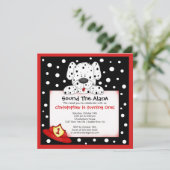 Invitation Fête d'anniversaire de la Dalmatie (Debout devant)