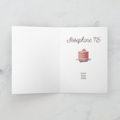 Invitation Fête d'anniversaire de la Dame rose (Intérieur)