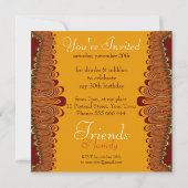 Invitation Fête d'anniversaire de la Déesse de la Terre  (Dos)