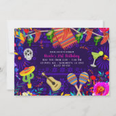 Invitation Fête d'anniversaire de la fête Cinco De Mayo (Dos)