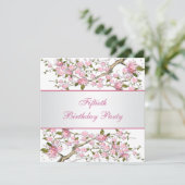 Invitation Fête d'anniversaire de la Fête des Cerisiers (Debout devant)