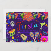Invitation Fête d'anniversaire de la Fiesta Cinco De Mayo (Devant)