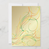 Invitation Fête d'anniversaire de la Fille (Dos)