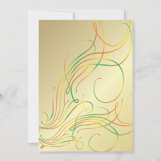 Invitation Fête d'anniversaire de la Fille (Dos)