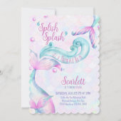 Invitation Fête d'Anniversaire de la fille de la servante Bas (Devant)