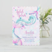 Invitation Fête d'Anniversaire de la fille de la servante Bas (Debout devant)