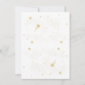 Invitation Fête d'anniversaire de la fille de l'espace avec l (Dos)