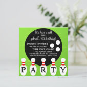 Invitation Fête d'anniversaire de la Lectric Lime Pin Party B (Debout devant)