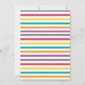 Invitation Fête d'anniversaire de la Marine Llama (Dos)