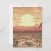 Invitation Fête d'anniversaire de la petite fille Cheval (Dos)