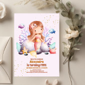 Invitation Fête d'anniversaire de la petite sirène