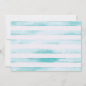 Invitation Fête d'anniversaire de la piscine (Dos)