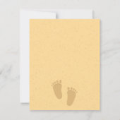 Invitation Fête d'anniversaire de la plage de Sandcastles (Dos)