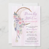 Invitation Fête d'anniversaire de la première fête du Boho, r (Devant)