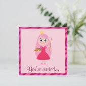 Invitation Fête d'anniversaire de la Princess Arts and Crafts (Debout devant)
