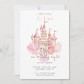 Invitation Fête d'anniversaire de la princesse (Devant)