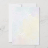 Invitation Fête d'anniversaire de la princesse de Bohême (Dos)