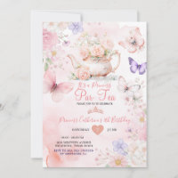 Fête d'anniversaire de la Princesse Papillon Rose 