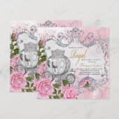 Invitation Fête d'anniversaire de la princesse royale (Devant / Derrière)
