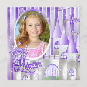 Invitation Fête d'anniversaire de la Princesse Violette