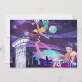 Invitation Fête d'anniversaire de la réalité virtuelle | Phot (Dos)