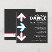 Invitation Fête d'anniversaire de la Révolution des danses ro (Devant / Derrière)