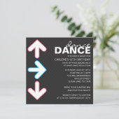 Invitation Fête d'anniversaire de la Révolution des danses ro (Debout devant)