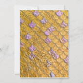 Invitation Fête d'anniversaire de la Sirène magique (Dos)